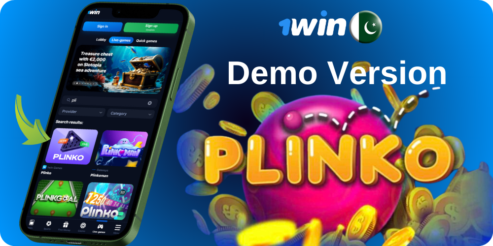 Few simple steps to play Pinko demo mode